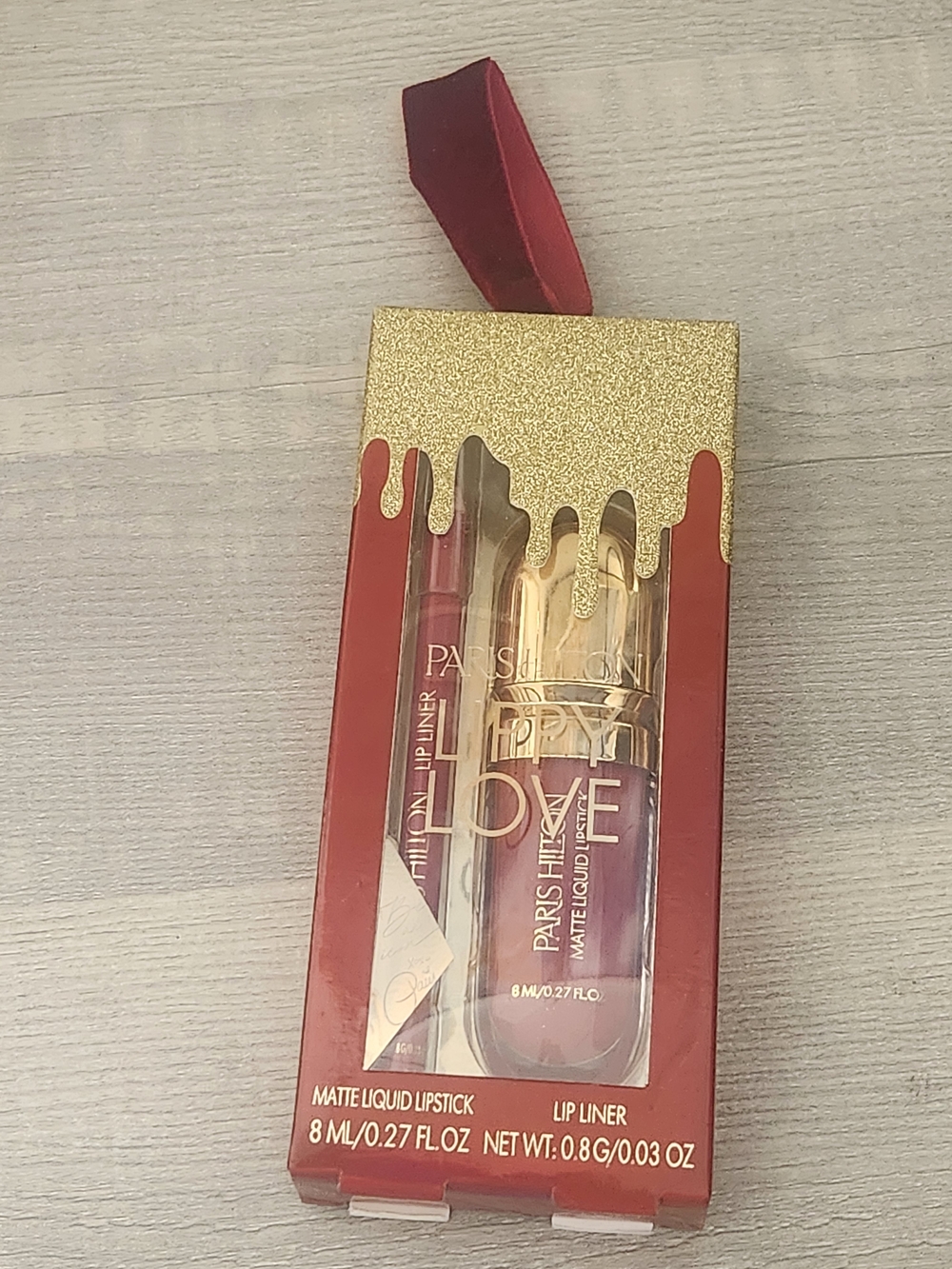 Paris Hilton Lippy Love Matte Liquid Lipstick & Liner Set